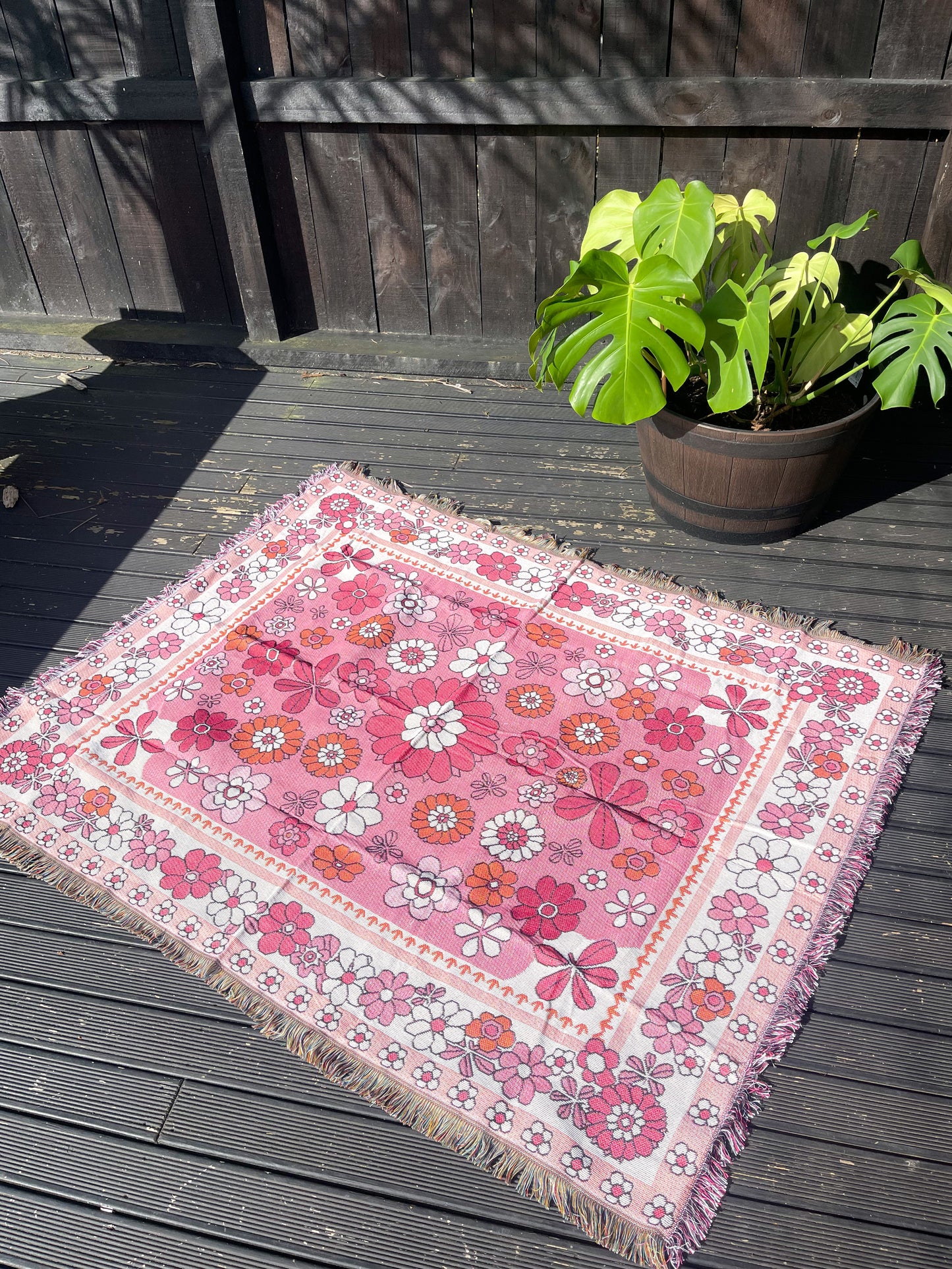 SUGAR BABY - Blanket | 130 x 160 Boho Throw Rug