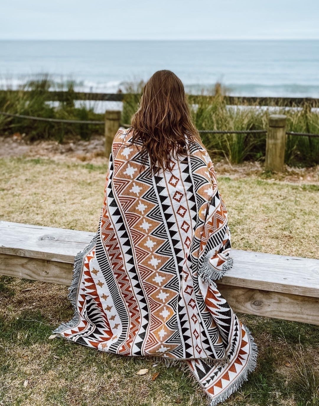 SAHARA - Blanket 130 x 160 | Boho Throw Rug