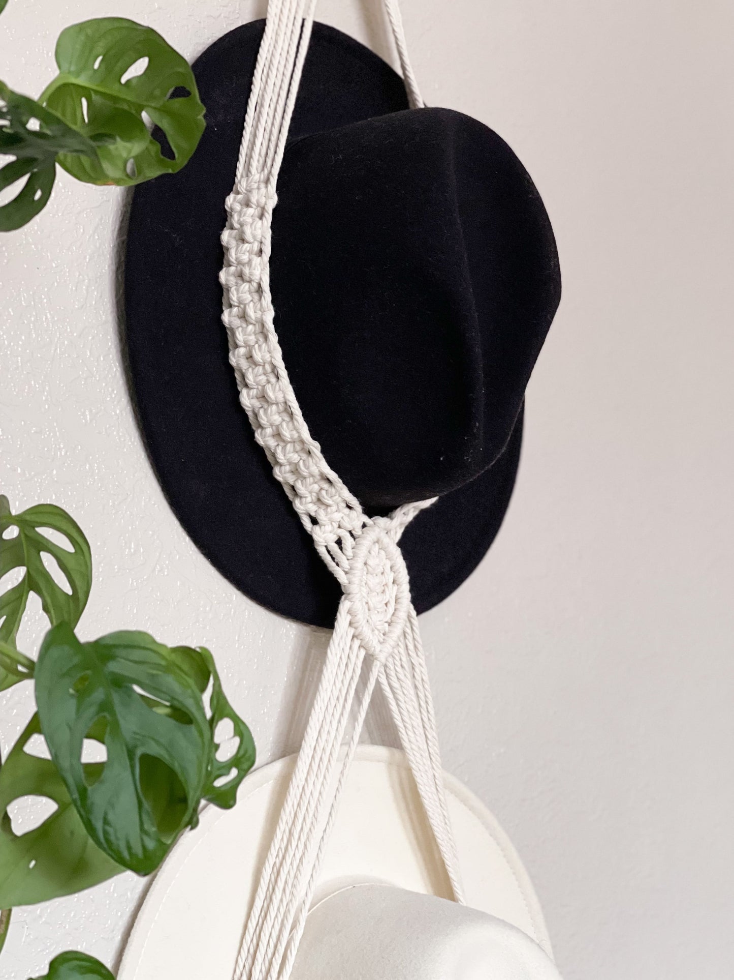MACRAMÉ HAT HANGER - Double | Crafted in NZ