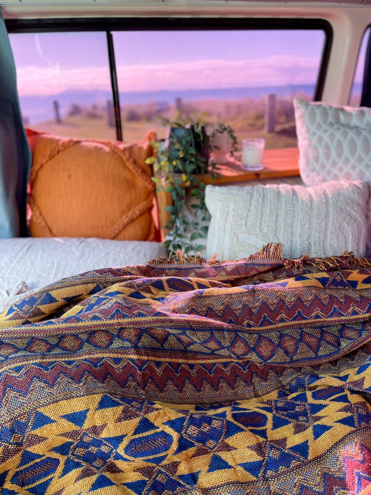 CAPPADOCIA - Blanket 130 x 180 | Boho Throw Rug - Line to Luna - Boho Throw Rugs & Macrame Decor | NZ Gifts