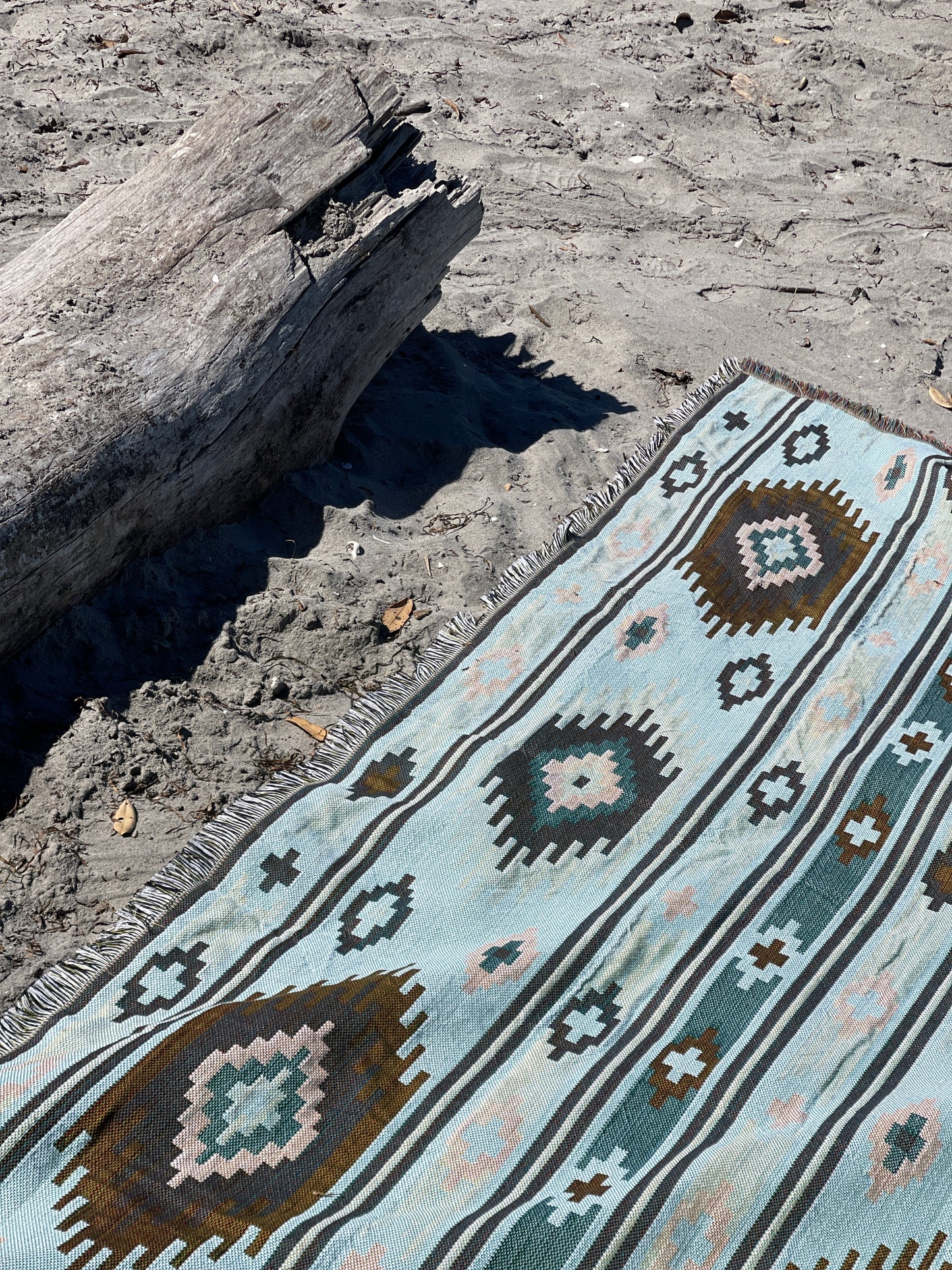 DUNES - Large Blanket 160 x 220 | Boho Throw Rug