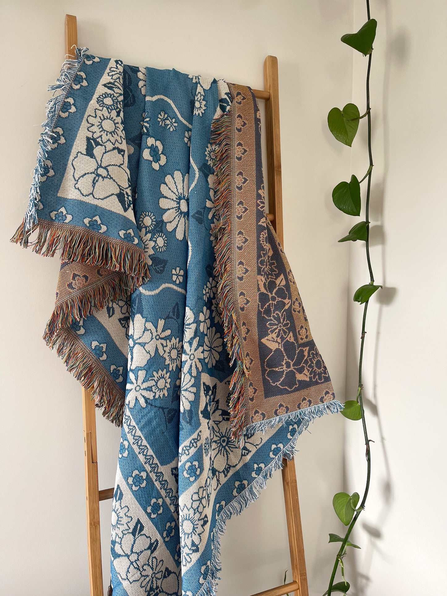 BEACH DAYS - Blanket | 130 x 160 Boho Throw Rug