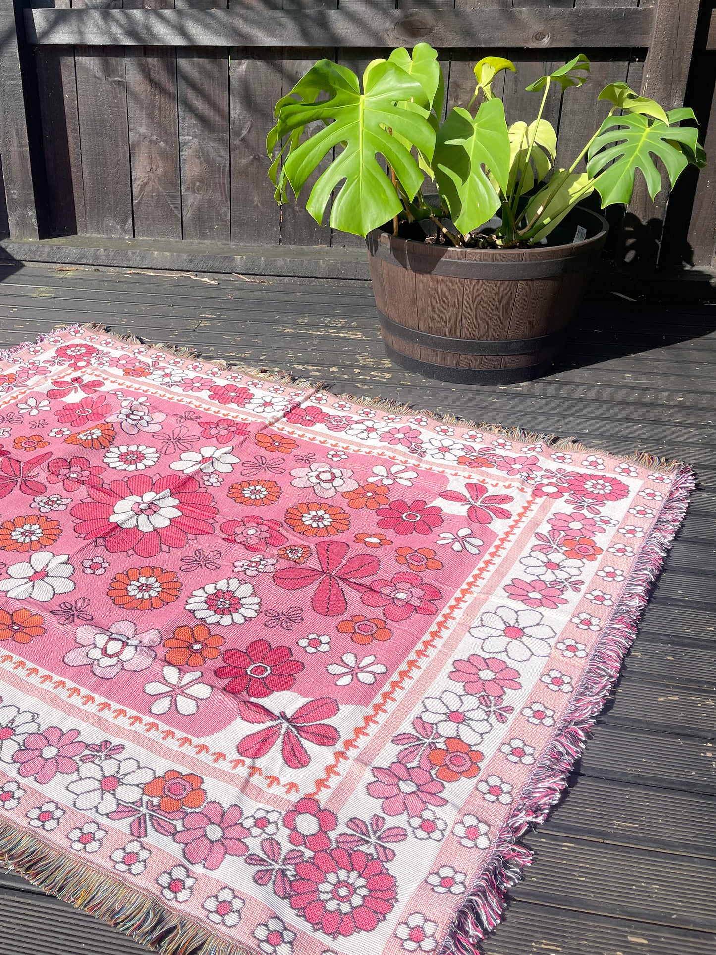 SUGAR BABY - Blanket | 130 x 160 Boho Throw Rug