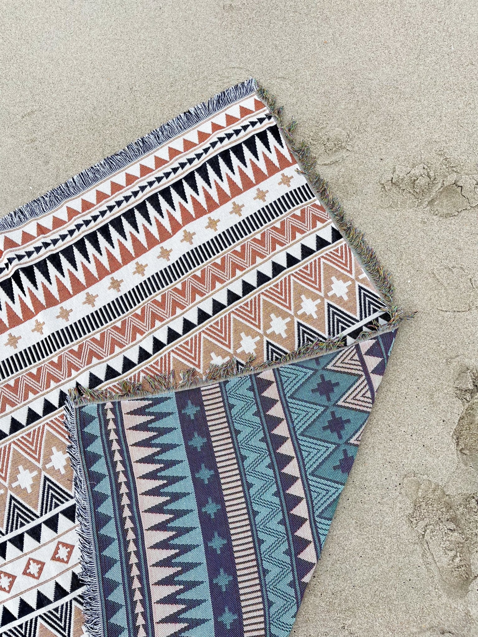 SAHARA - Blanket 130 x 160 | Boho Throw Rug - Line to Luna - Boho Throw Rugs & Macrame Decor | NZ Gifts